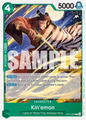Kin'emon (OP14P OP14-024) Promos: The Azure Sea's Seven