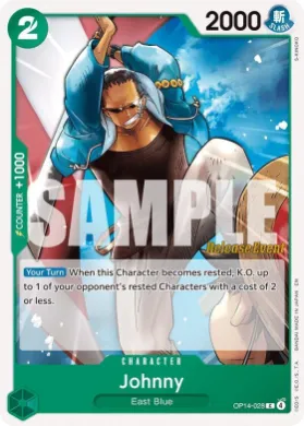 Johnny (OP14P OP14-028) Promos: The Azure Sea's Seven