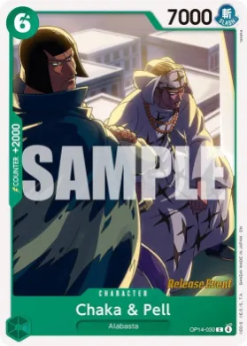 Chaka & Pell (OP14P OP14-030) Promos: The Azure Sea's Seven