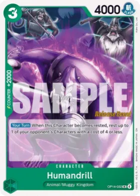 Humandrill (OP14P OP14-032) Promos: The Azure Sea's Seven