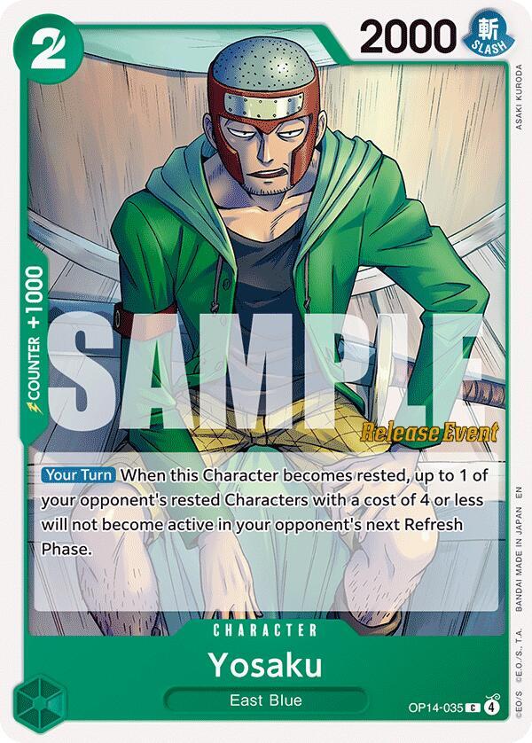 Yosaku OP14-035 One Piece card