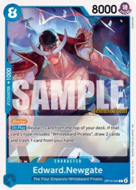 Edward.Newgate (OP14P OP14-044) Promos: The Azure Sea's Seven