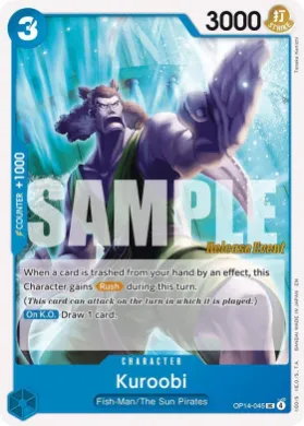 Kuroobi (OP14P OP14-045) Promos: The Azure Sea's Seven