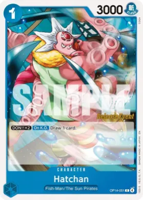 Hatchan (OP14P OP14-051) Promos: The Azure Sea's Seven