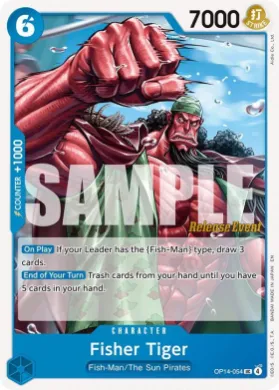 Fisher Tiger (OP14P OP14-054) Promos: The Azure Sea's Seven