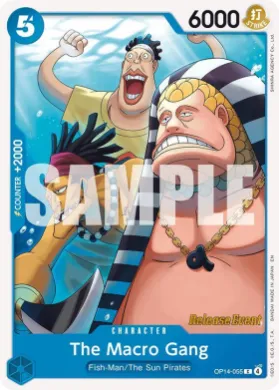 The Macro Gang (OP14P OP14-055) Promos: The Azure Sea's Seven