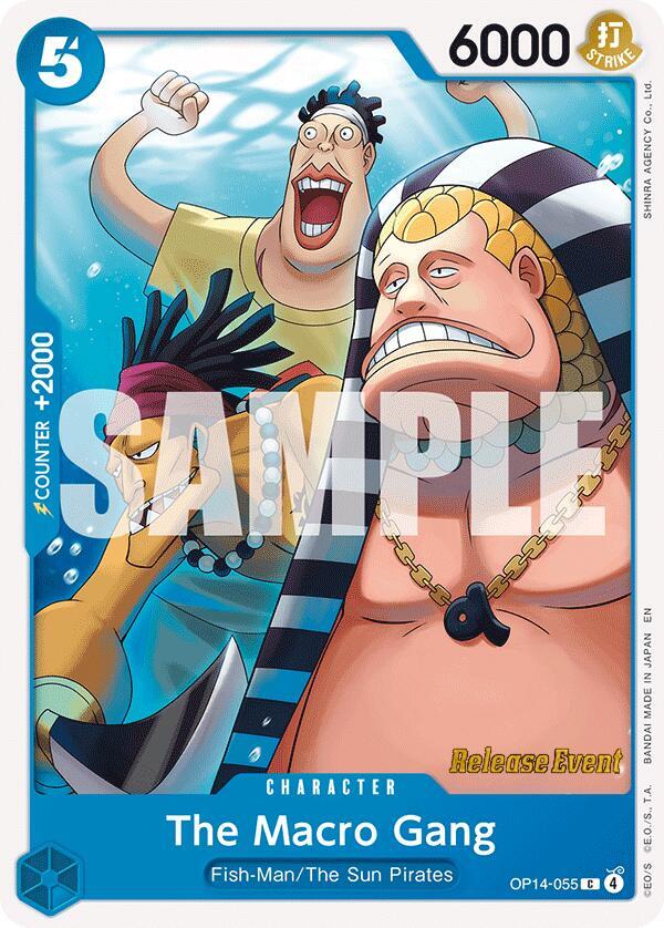 The Macro Gang OP14-055 One Piece card