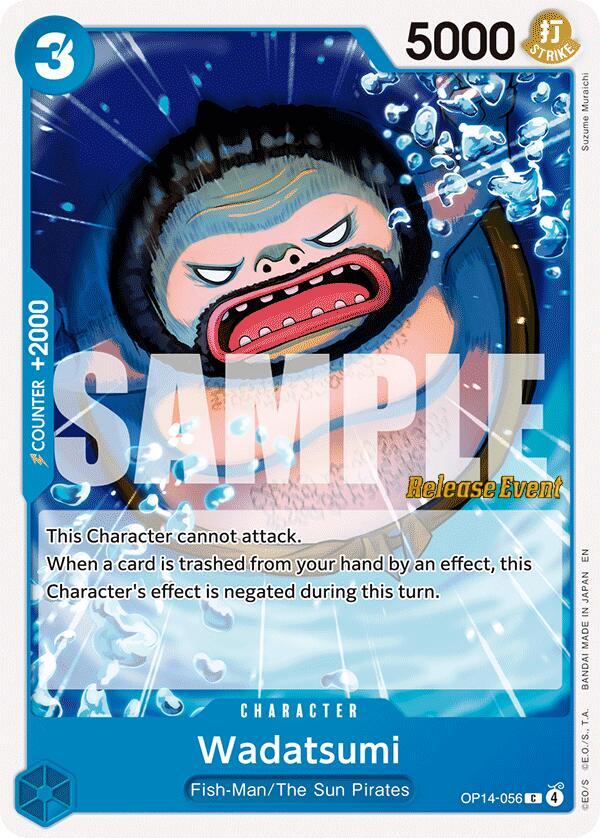 Wadatsumi OP14-056 One Piece card