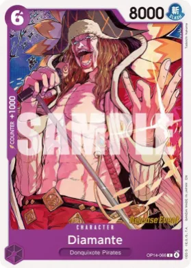 Diamante (OP14P OP14-066) Promos: The Azure Sea's Seven