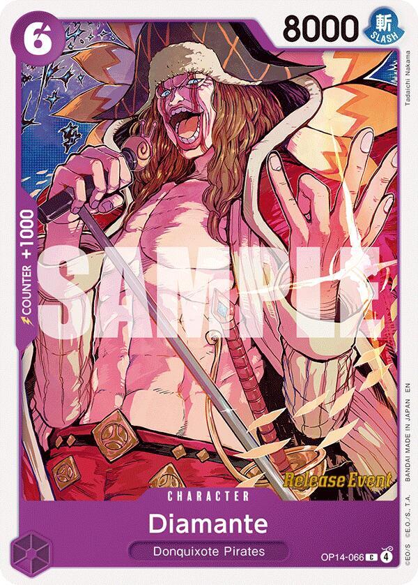 Diamante OP14-066 One Piece card