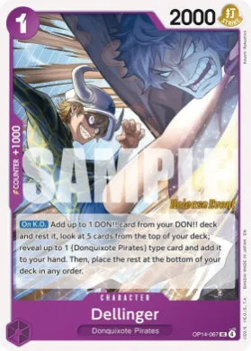 Dellinger (OP14P OP14-067) Promos: The Azure Sea's Seven