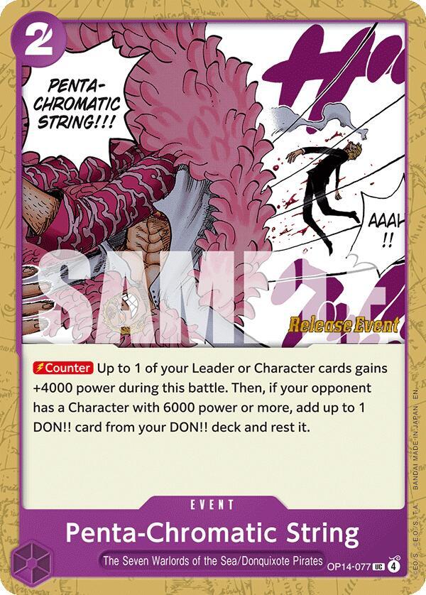 Penta-Chromatic String OP14-077 One Piece card