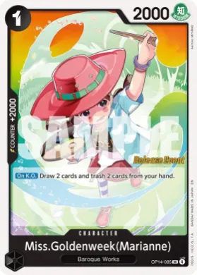 Miss.Goldenweek(Marianne) (OP14P OP14-085) Promos: The Azure Sea's Seven