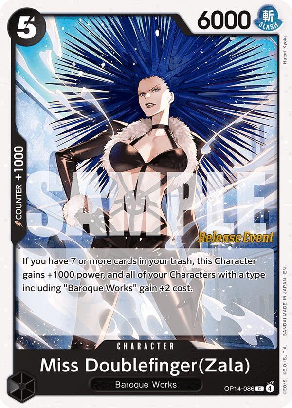Miss Doublefinger(Zala) OP14-086 One Piece card