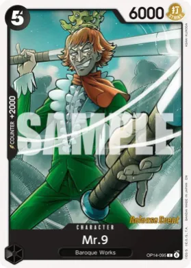 Mr.9 (OP14P OP14-095) Promos: The Azure Sea's Seven