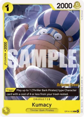 Kumacy (OP14P OP14-102) Promos: The Azure Sea's Seven