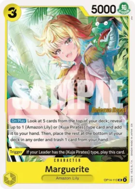 Marguerite (OP14P OP14-113) Promos: The Azure Sea's Seven