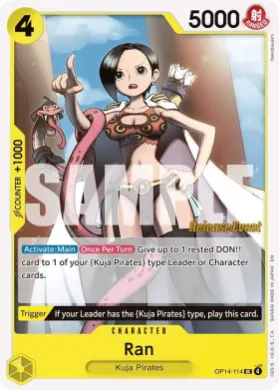 Ran (OP14P OP14-114) Promos: The Azure Sea's Seven