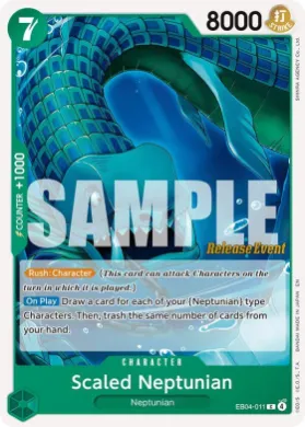 Scaled Neptunian (OP14P EB04-011) Promos: The Azure Sea's Seven