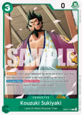 Kozuki Sukiyaki (OP14P EB04-014) Promos: The Azure Sea's Seven