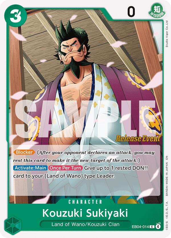 Kozuki Sukiyaki EB04-014 One Piece card