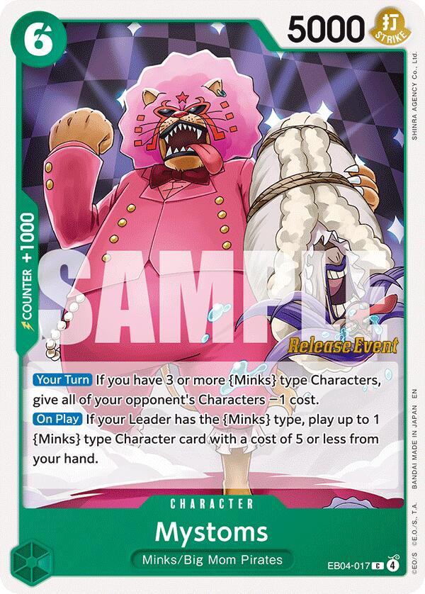 Mystoms EB04-017 One Piece card