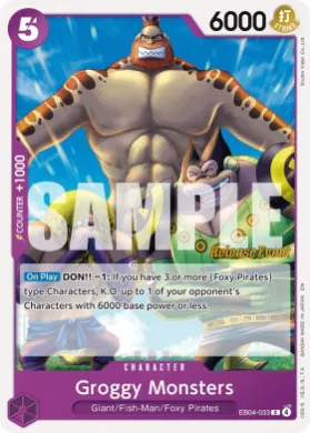 Groggy Monsters (OP14P EB04-033) Promos: The Azure Sea's Seven
