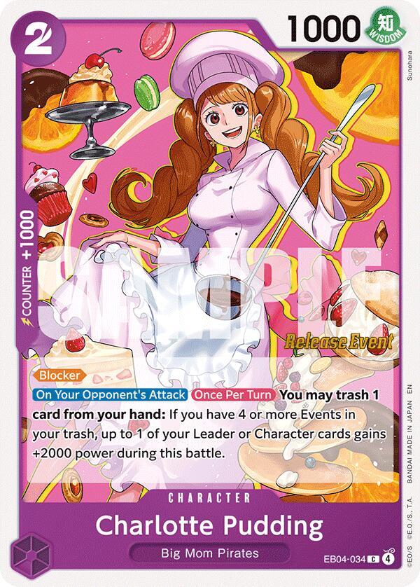 Charlotte Pudding EB04-034 One Piece card