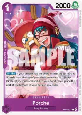 Porche (OP14P EB04-037) Promos: The Azure Sea's Seven