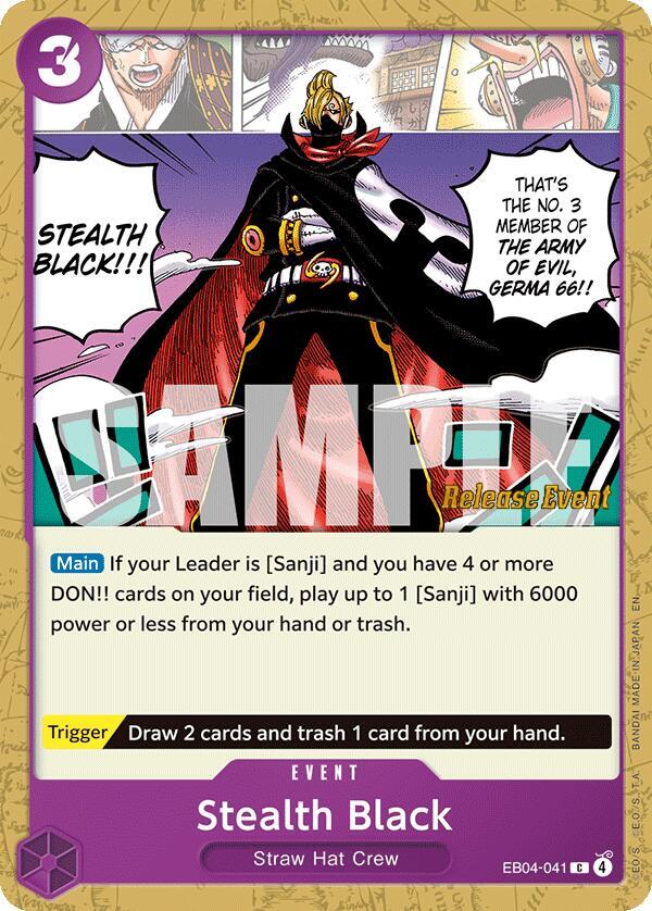 Stealth Black EB04-041 One Piece card