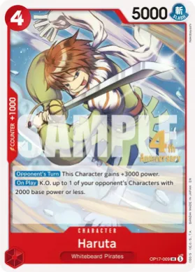 Haruta (OP17P OP17-009) Promos: The World's Strongest Warriors