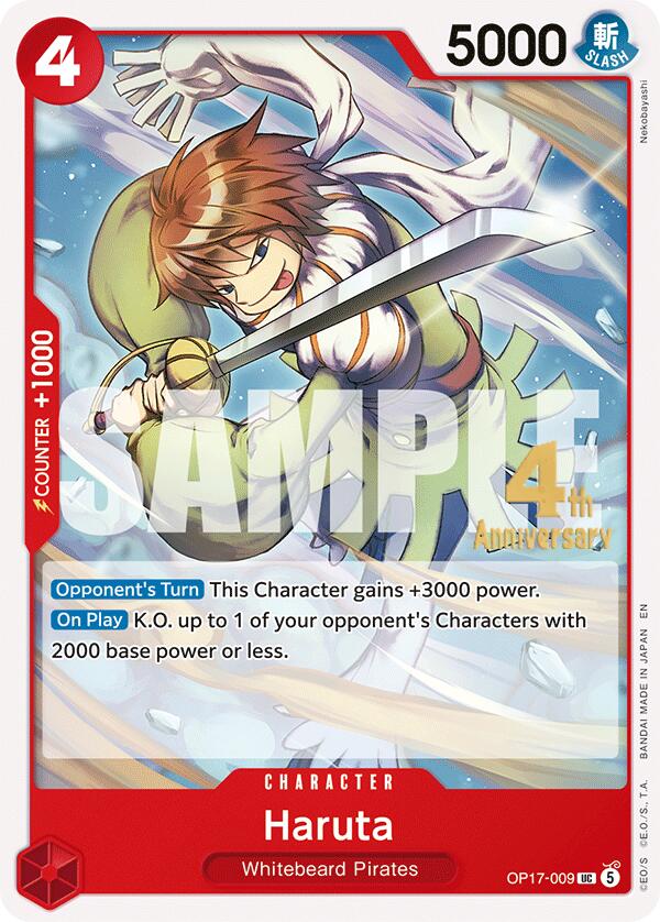 Haruta OP17-009 One Piece card