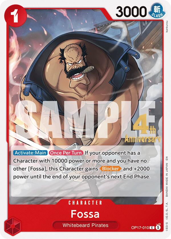 Fossa OP17-010 One Piece card