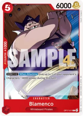 Blamenco (OP17P OP17-011) Promos: The World's Strongest Warriors