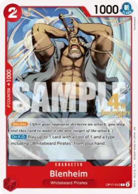 Blenheim (OP17P OP17-012) Promos: The World's Strongest Warriors