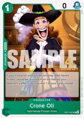 Crone Oli (OP17P OP17-021) Promos: The World's Strongest Warriors