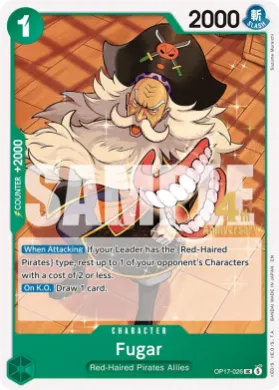 Fugar (OP17P OP17-026) Promos: The World's Strongest Warriors