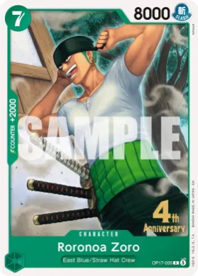 Roronoa Zoro (OP17P OP17-035) Promos: The World's Strongest Warriors