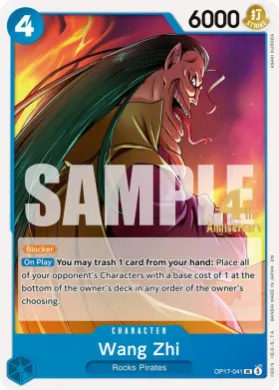 Wang Zhi (OP17P OP17-041) Promos: The World's Strongest Warriors