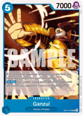 Ganzui (OP17P OP17-043) Promos: The World's Strongest Warriors