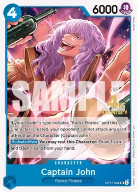 Captain John (OP17P OP17-044) Promos: The World's Strongest Warriors