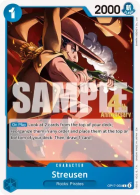 Streusen (OP17P OP17-050) Promos: The World's Strongest Warriors