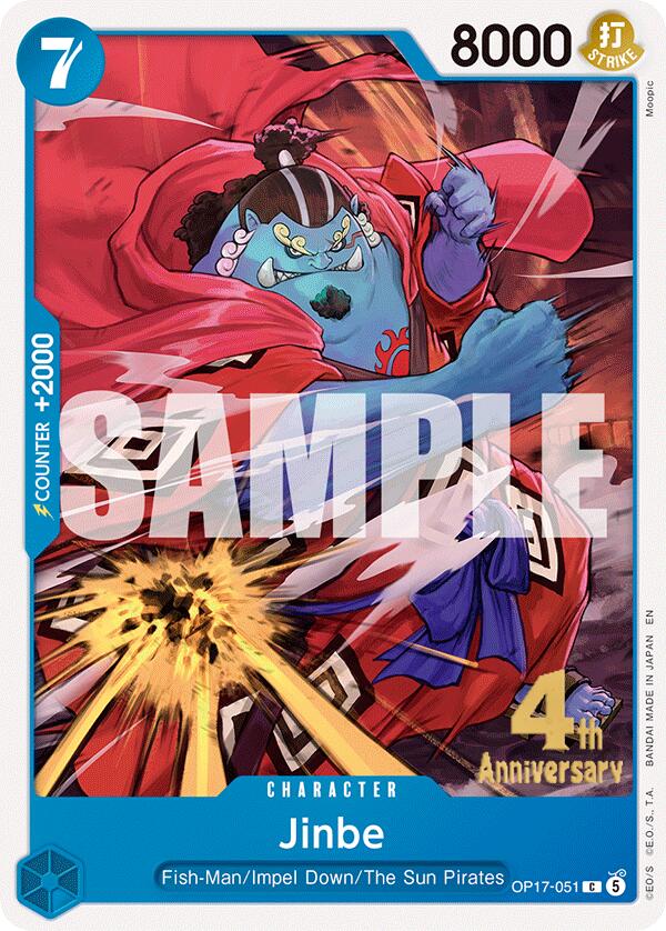 Jinbe OP17-051 One Piece card