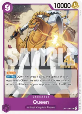 Queen (OP17P OP17-065) Promos: The World's Strongest Warriors