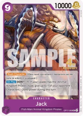 Jack (OP17P OP17-069) Promos: The World's Strongest Warriors