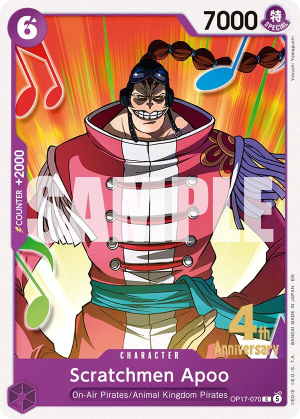 Scratchmen Apoo OP17-070 One Piece card