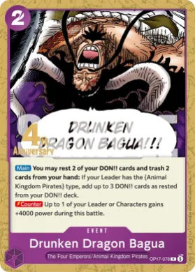 Drunken Dragon Bagua (OP17P OP17-078) Promos: The World's Strongest Warriors