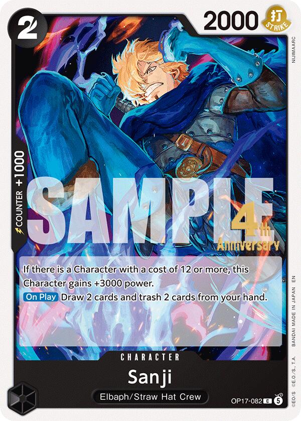 Sanji OP17-082 One Piece card