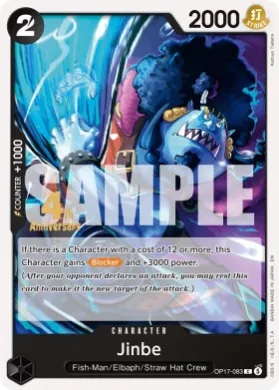 Jinbe (OP17P OP17-083) Promos: The World's Strongest Warriors