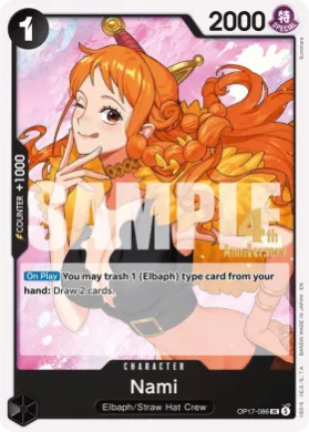 Nami (OP17P OP17-086) Promos: The World's Strongest Warriors